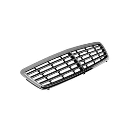 Cromato/nero griglia per Mercedes Classe C W203 2000-2004