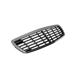 Cromato/nero griglia per Mercedes Classe E W211 2002-2006