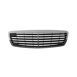 Cromato/nero griglia per Mercedes Classe E W211 2002-2006