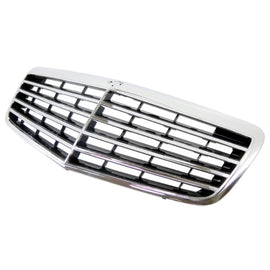 Cromato/nero griglia per Mercedes Classe E W211 2007-2009