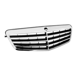 Cromato/nero griglia per Mercedes Classe E W212 2009-2013