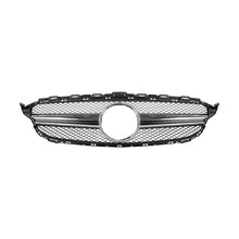 Carica l'immagine nel visualizzatore di Gallery, Cromato/nero griglia tipo C63 per Mercedes Classe C W205 berlina, S205 station wagon, C205 coupe 2014-2018