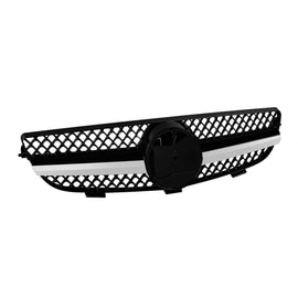 Cromato/nero griglia tipo A design per Mercedes CLK C209 2003-2009