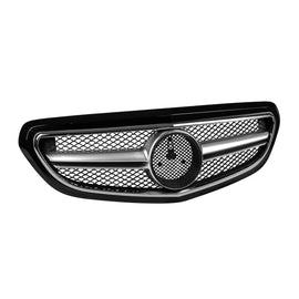 Cromato/nero griglia tipo A design per Mercedes W212 2014-2016 Classic