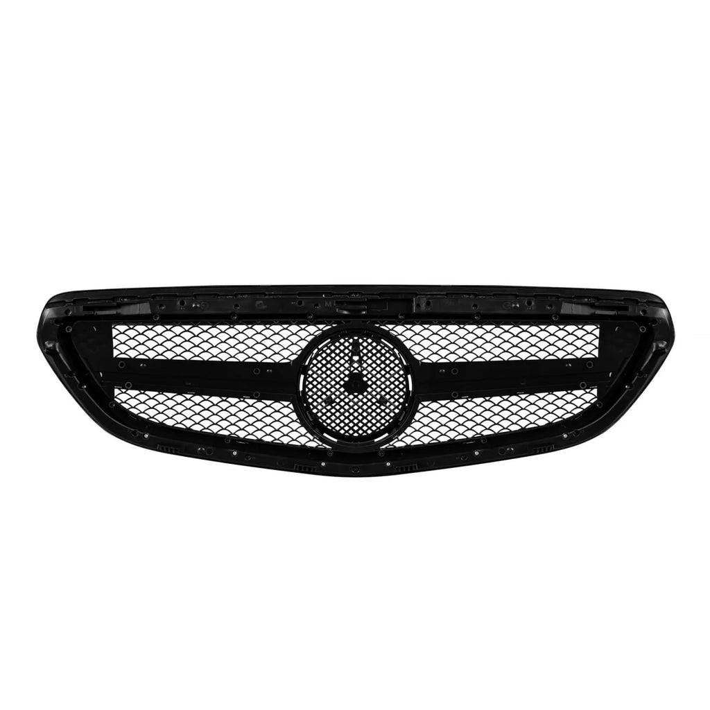 Cromato/nero griglia tipo A design per Mercedes W212 2014-2016 Classic