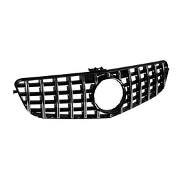 Griglia stile GT cromata e nera per Mercedes Classe C W204 berlina, wagon, coupe 2007-2014