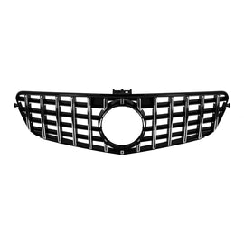 Griglia stile GT cromata e nera per Mercedes Classe C W204 berlina, wagon, coupe 2007-2014