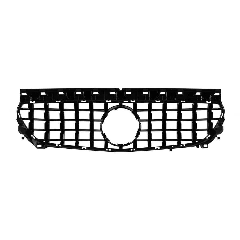 Griglia stile GT cromata e nera per Mercedes CLA C117 2013-2018 senza telecamera apertura