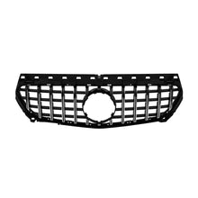 Griglia stile GT cromata e nera per Mercedes CLA C117 2013-2018 senza telecamera apertura