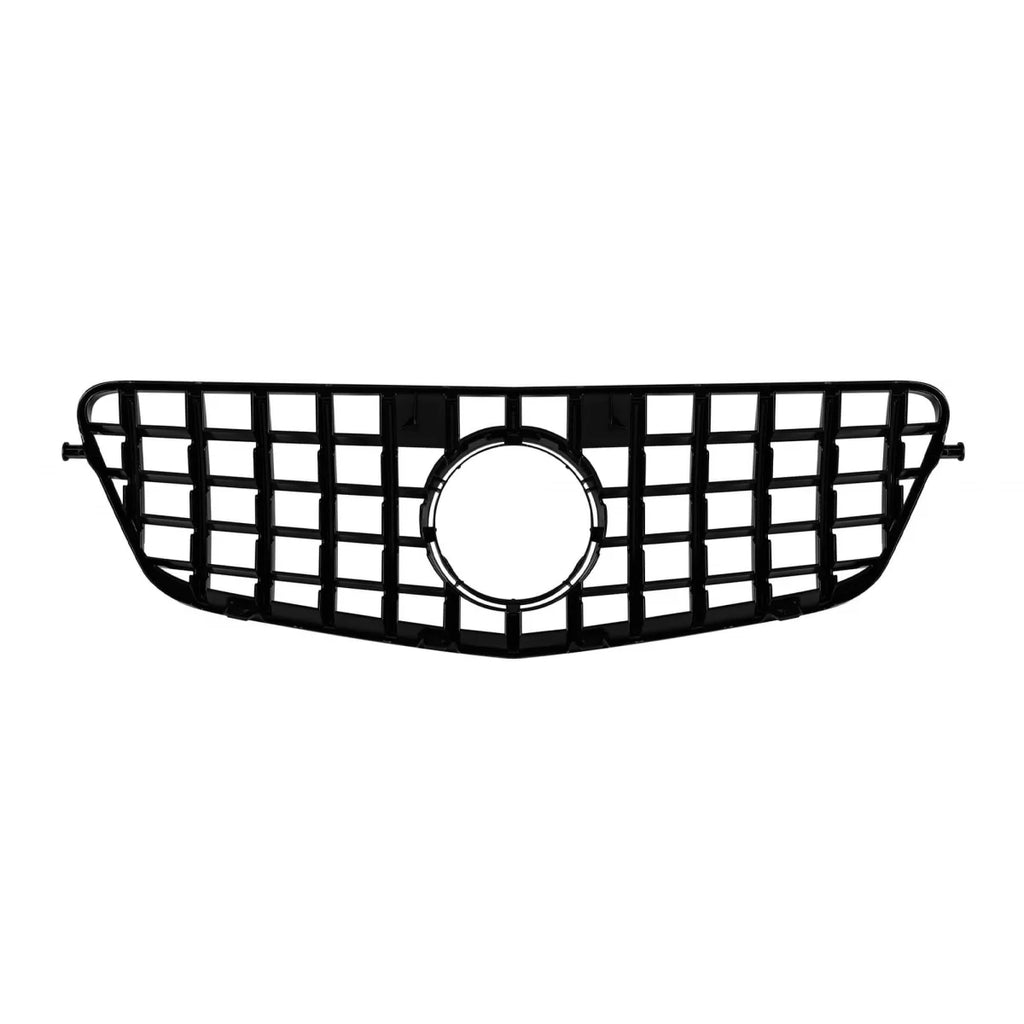 Griglia stile GT cromata e nera per Mercedes Classe E W212 2009-2013 senza telecamera apertura