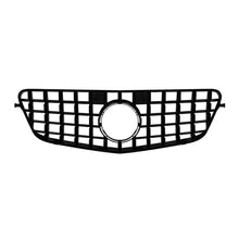 Griglia stile GT cromata e nera per Mercedes Classe E W212 2009-2013 senza telecamera apertura