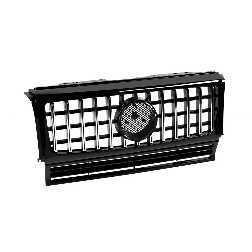 Griglia stile GT cromata e nera per Mercedes Classe G W463 1990-2018