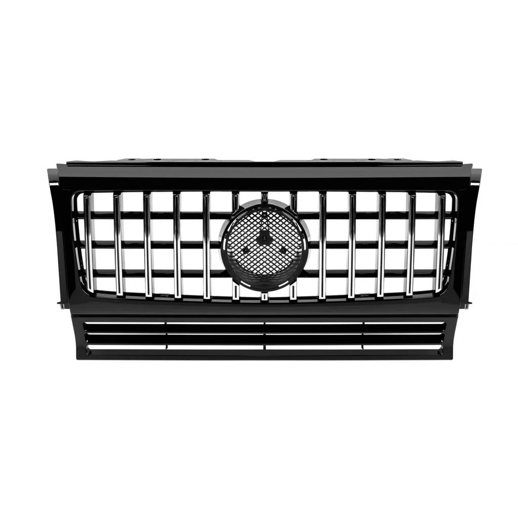 Griglia stile GT cromata e nera per Mercedes Classe G W463 1990-2018