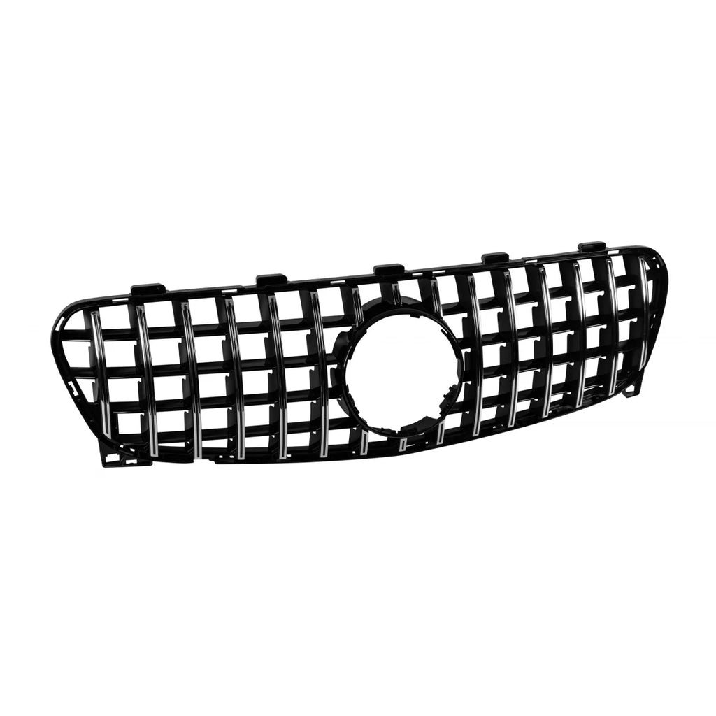 Griglia stile GT cromata e nera per Mercedes GLA X156 2017-2019
