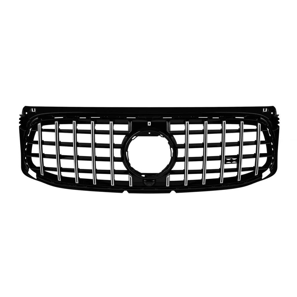 Griglia stile GT cromata e nera per Mercedes GLB X247 2020-2023 per A design paraurti