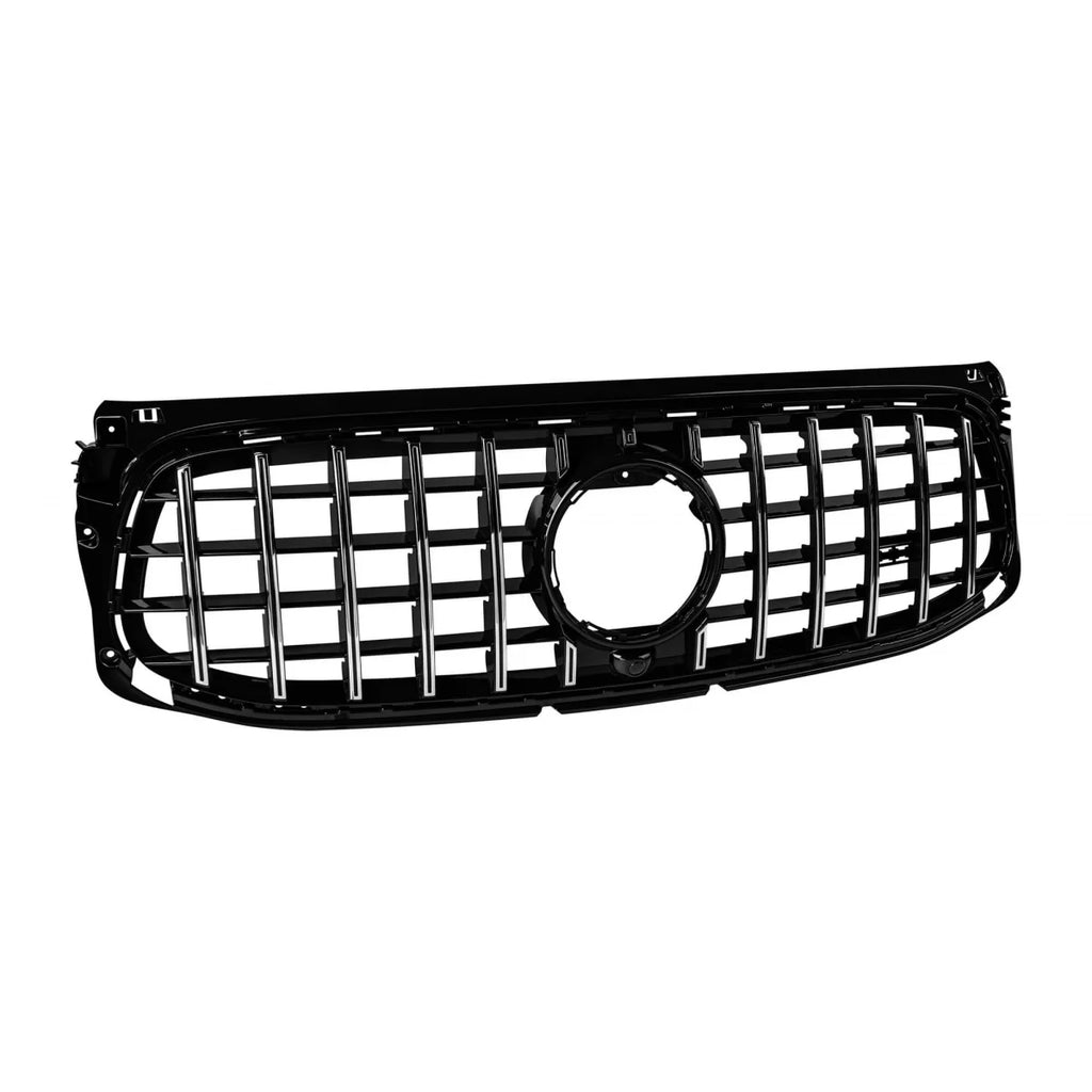 Griglia stile GT cromata e nera per Mercedes GLB X247 2020-2023 per A design paraurti