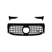 Carica l'immagine nel visualizzatore di Gallery, Griglia stile GT cromata e nera per Mercedes GLB X247 2020-2023 per A design paraurti