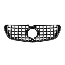 Griglia stile GT cromata e nera per Mercedes Classe V W447 2020-2023, per il modello con A design Paraurti anteriore