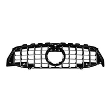 Cromato/nero griglia stile GT per Mercedes CLA C118 2019-2023 con apertura per telecamera