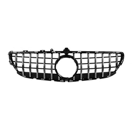 Cromato/nero griglia stile GT per Mercedes CLS C218 2015-2018 con telecamera apertura
