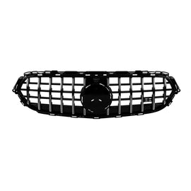 Cromato/nero griglia stile GT per Mercedes Classe E W213 berlina, S213 wagon, C238 coupe, A238 cabriolet dal 2020