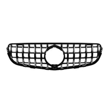 Carica l'immagine nel visualizzatore di Gallery, Cromato/nero griglia stile GT per Mercedes GLC SUV X253, GLC Coupe C253 2015-2018 con telecamera apertura