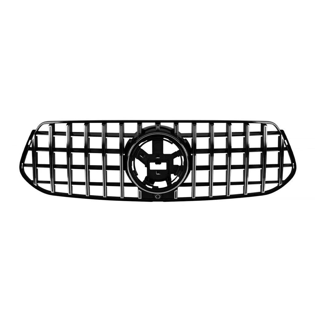 Cromato/nero griglia stile GT per Mercedes GLE SUV W167, GLE Coupe C167 2019-2022 con telecamera apertura, per il