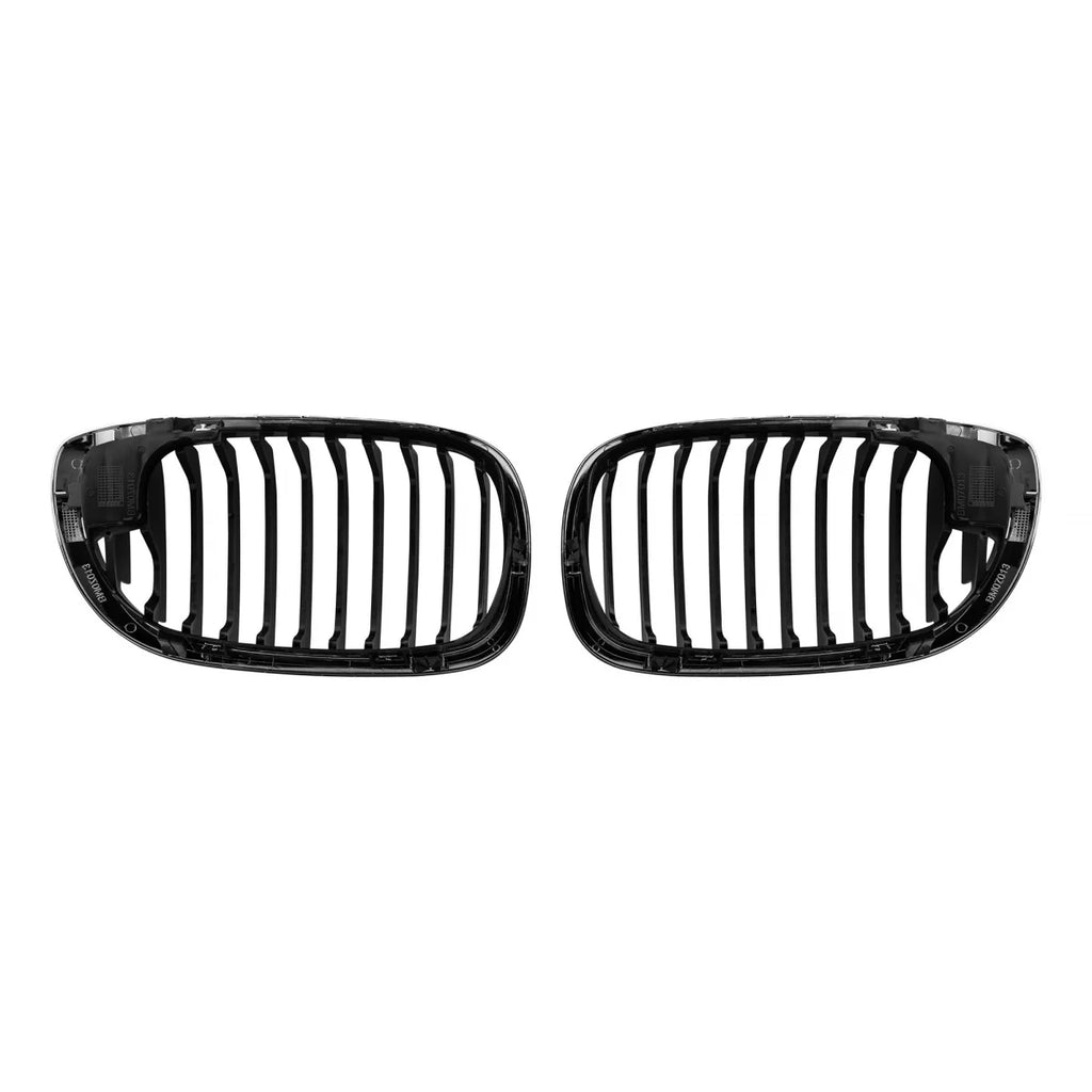Cromato/nero Griglie a doppio rene per BMW Serie 3 E46 coupe, cabriolet 2003-2006