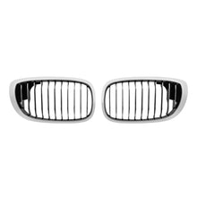Cromato/nero Griglie a doppio rene per BMW Serie 3 E46 coupe, cabriolet 2003-2006