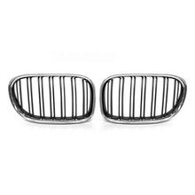 Carica l'immagine nel visualizzatore di Gallery, Cromato/nero griglie a doppio rene per BMW Serie 7 F01 corto passo, F02 lungo passo 2008-2015