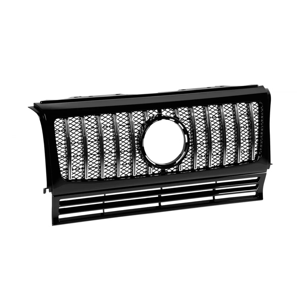 Cromato/Griglia GT nera lucida per Mercedes Classe G W463 1990-2018