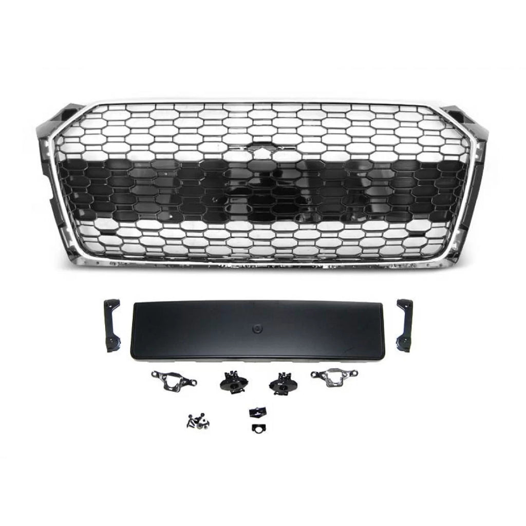 Griglia Audi A5 F5 2016-2019 stile RS5 cromata nera con telecamera e PDC