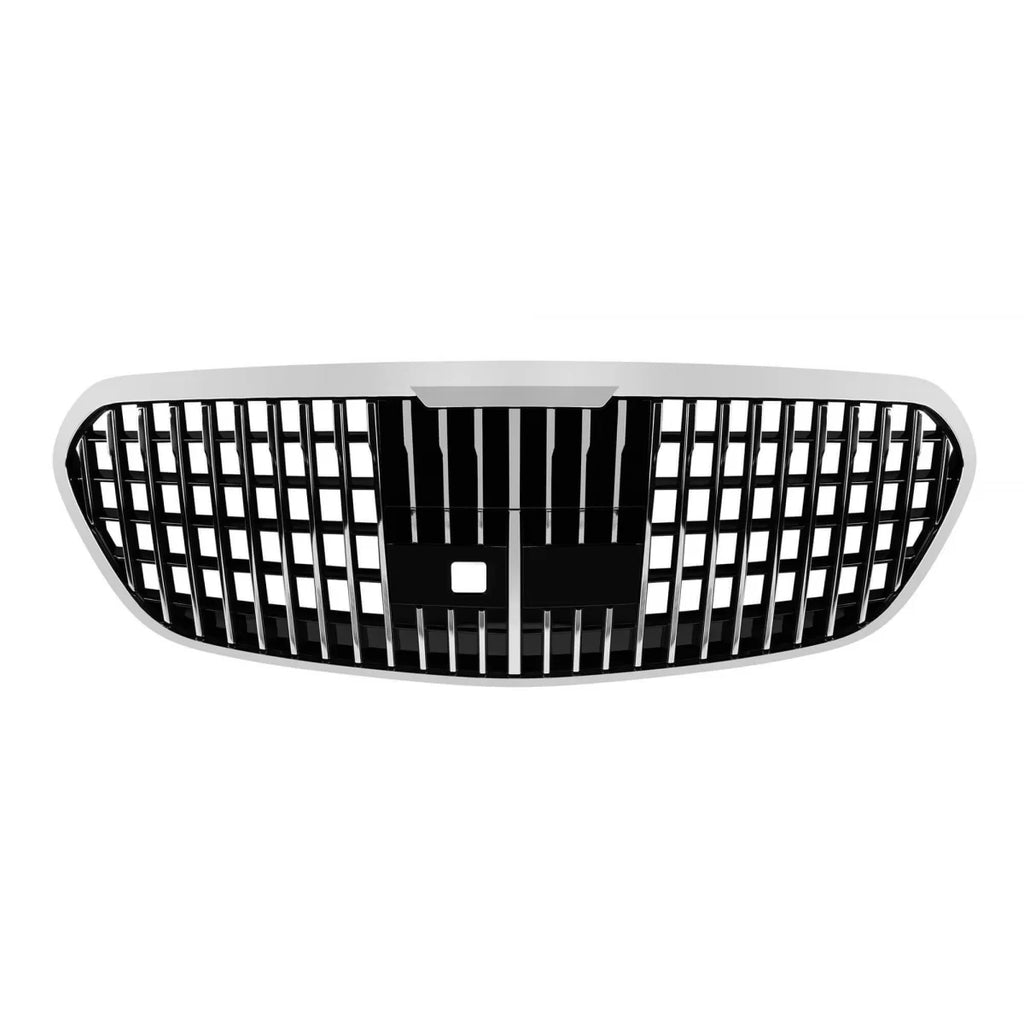 Cromato/nero Maybach stile griglia per Mercedes Classe S W223 dal 2021 per il modello con Distronic