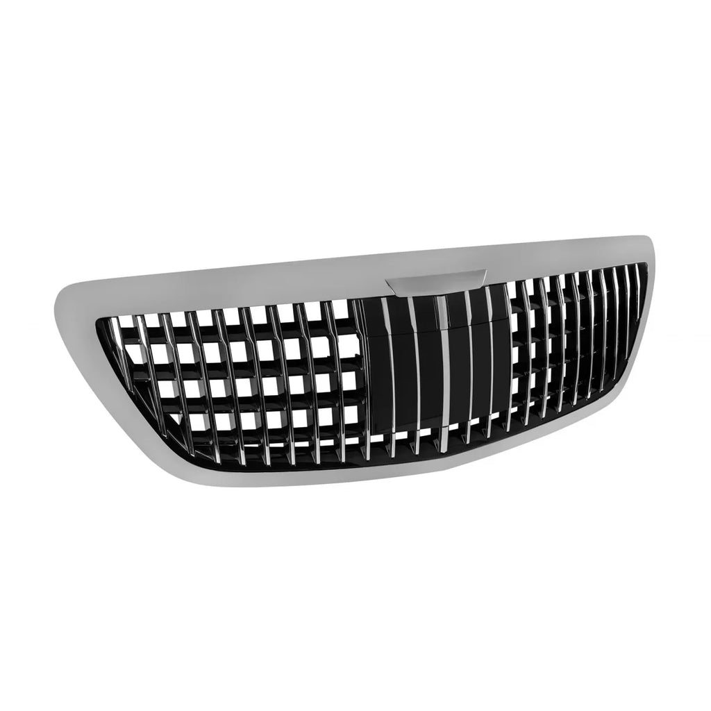 Cromato/nero Maybach stile griglia per Mercedes Classe S W222 2013-2020 per il modello con Distronic