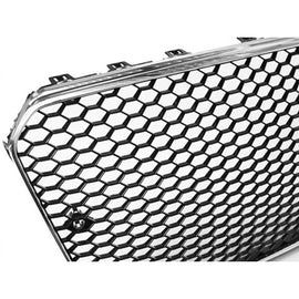 Cromato/nero griglia stile RS per Audi A5 2011-2016 per standard o S-line paraurti