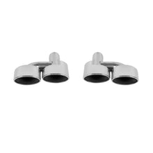 Cromato Terminali di scarico kit 63 tipo H per Mercedes Classe C W204, S204 2008-2014
