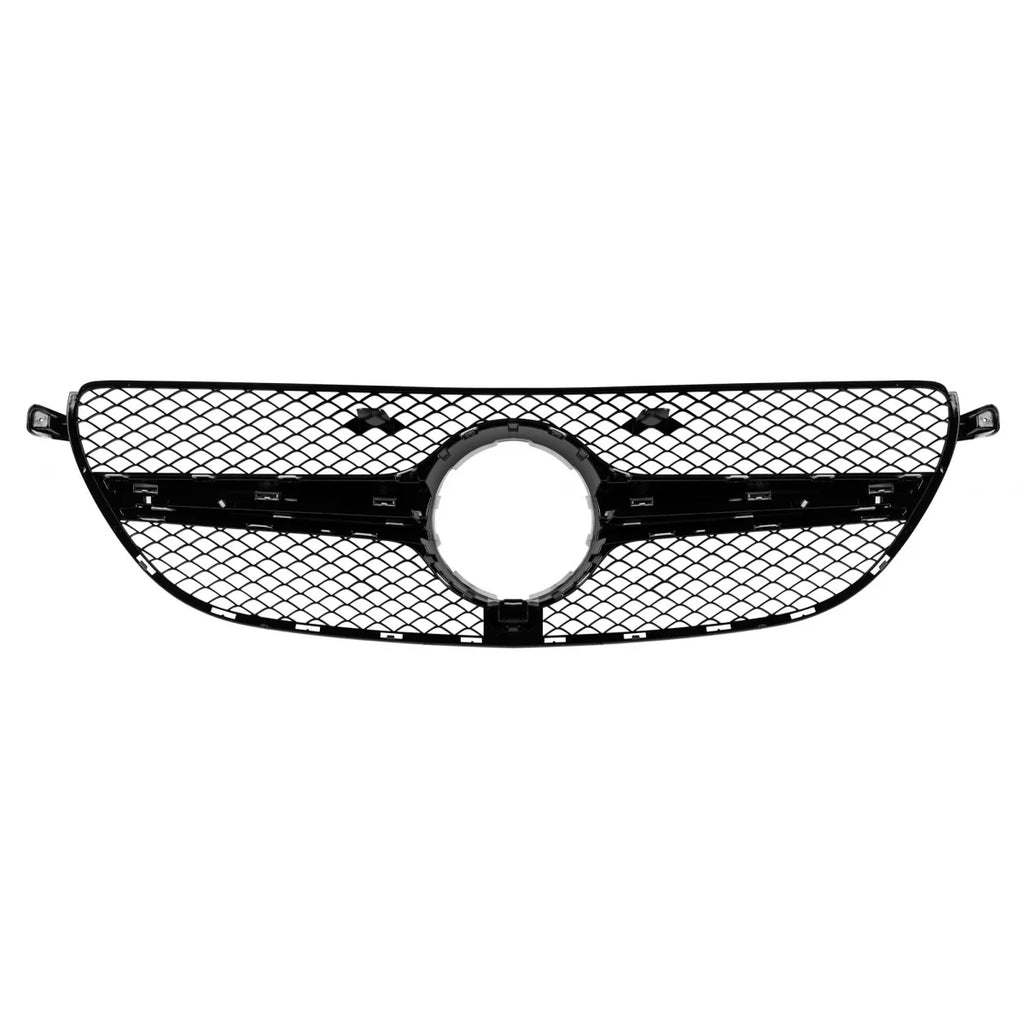 Cromato/grigio griglia per 63 A design paraurti on Mercedes GLE SUV W166, GLE Coupe C292 2015-2019 con apertura