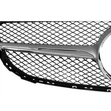 Carica l'immagine nel visualizzatore di Gallery, Cromato/grigio griglia tipo C63 per Mercedes Classe C W205 berlina, S205 wagon, C205 coupe 2014-2018 senza telecamera