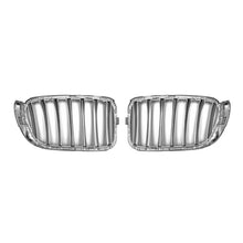 Carica l'immagine nel visualizzatore di Gallery, Cromato/grigio Griglie a doppio rene per BMW X3 F25 2014-2017, X4 F26 2014-2018