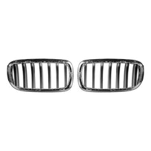 Carica l'immagine nel visualizzatore di Gallery, Cromato/grigio Griglie a doppio rene per BMW X5 F15 2013-2018, X6 F16 2014-2019