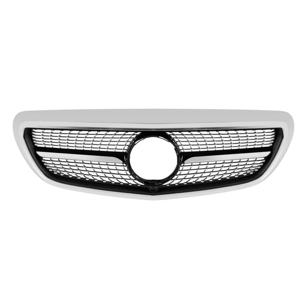 Cromato/grigio griglia stile Executive per Mercedes Classe E W213 berlina, S213 station wagon 2016-2019