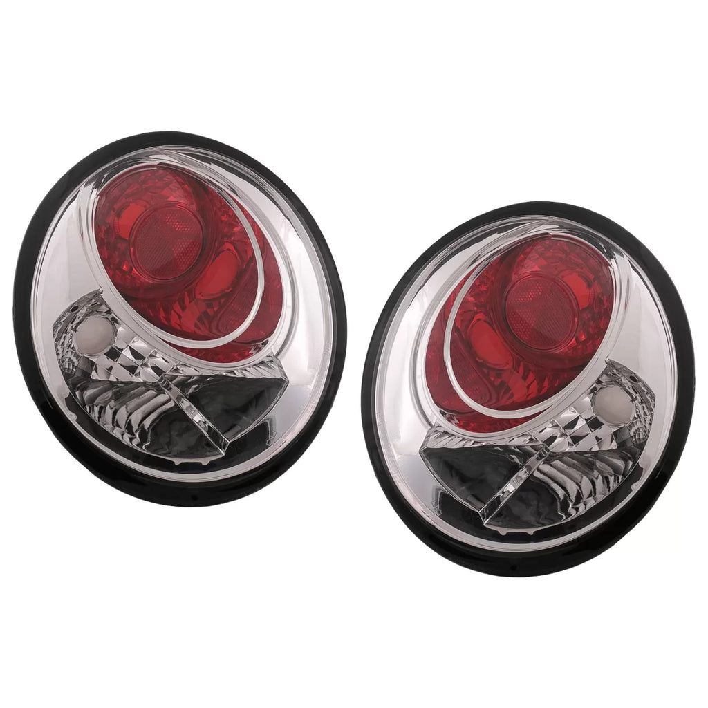 Cromato fanali posteriori per VW nuovo Beetle hatchback Cabrio (10.1998-05.2005)