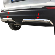 Cromato modanatura per Diffusore paraurti posteriore per Nissan Qashqai 2017-2021 acciaio 2 pezzi