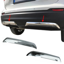 Cromato modanatura per Diffusore paraurti posteriore per Nissan Qashqai 2017-2021 acciaio 2 pezzi