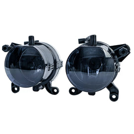 Trasparente vetro Fendinebbia set nero fumé per BMW Serie 3 E46 Coupe cabriolet 99-03