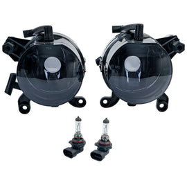 Trasparente vetro Fendinebbia set nero fumé per BMW Serie 3 E46 Coupe cabriolet 99-03