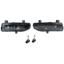 Trasparente vetro Fendinebbia set nero fumé per Nissan Qashqai 17-21