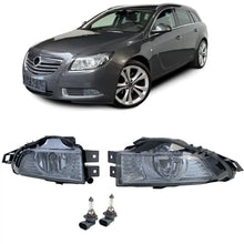 Carica l'immagine nel visualizzatore di Gallery, Trasparente vetro Fendinebbia set nero fumé per Opel Insignia 08-13
