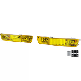 Trasparente vetro Fendinebbia set giallo con freccia per VW Golf 3 91-97