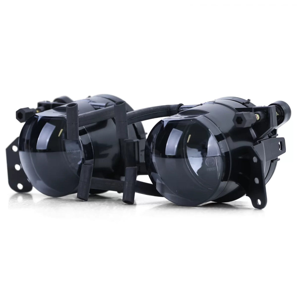 Trasparente vetro Fendinebbia nero fumé set per Serie 3 BMW E46 Coupe cabriolet 03-07
